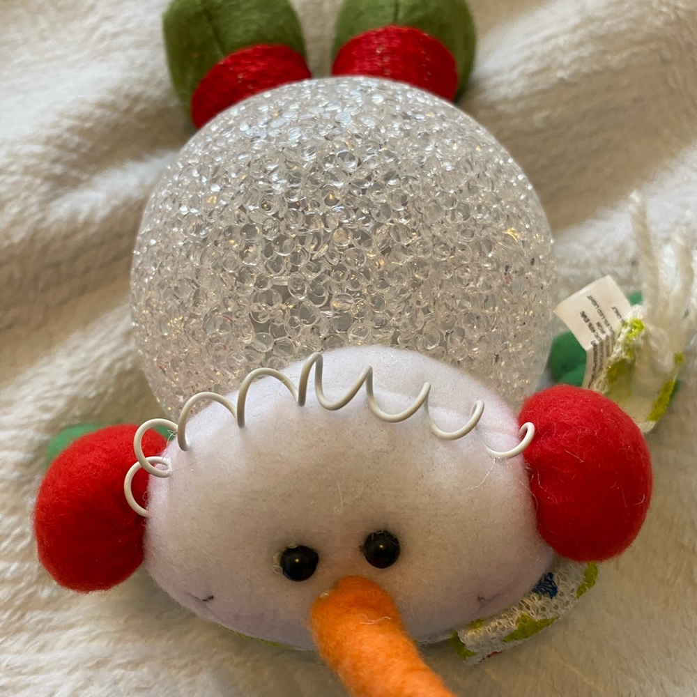 Festive Snowman Holiday Decor with Red and Green Accents